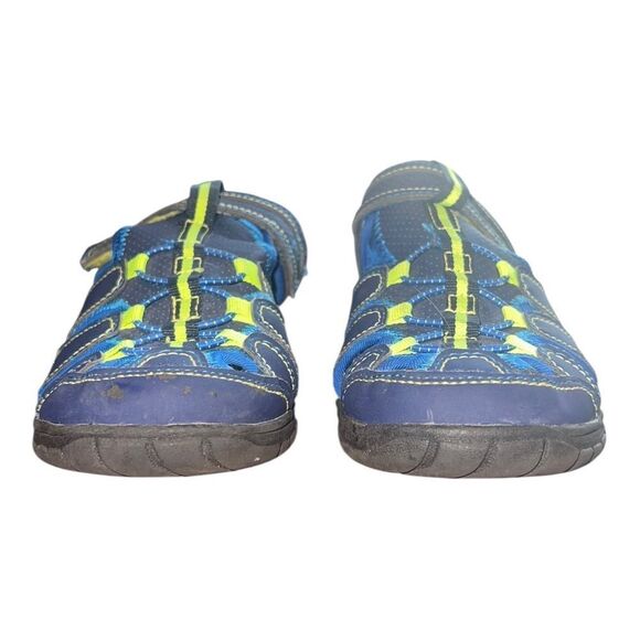 Falls Creek Boys Summer Outdoor Beach Sports Closed-Toe Sandals Blue Sz 2 EUC - Picture 6 of 9